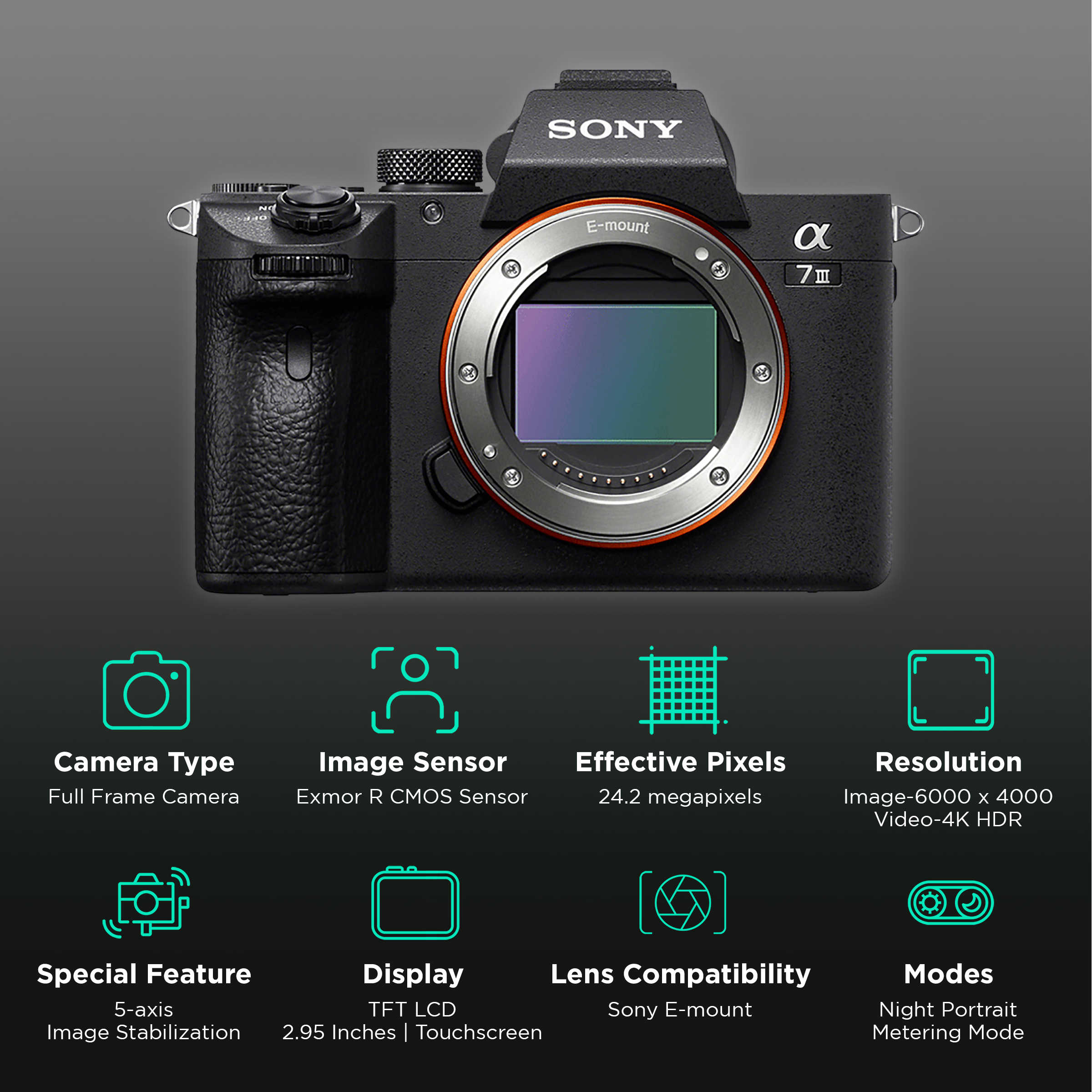 Sony a7 mark iii body only